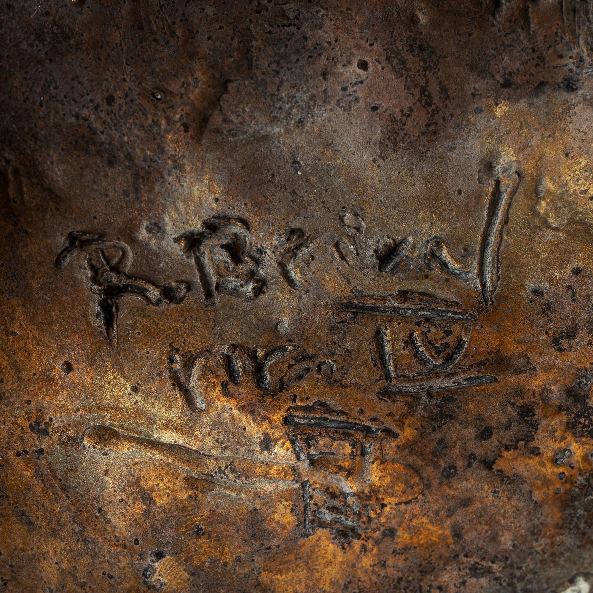 Richard Brixel, sculpture, bronze, signed and indistingtly numbered.