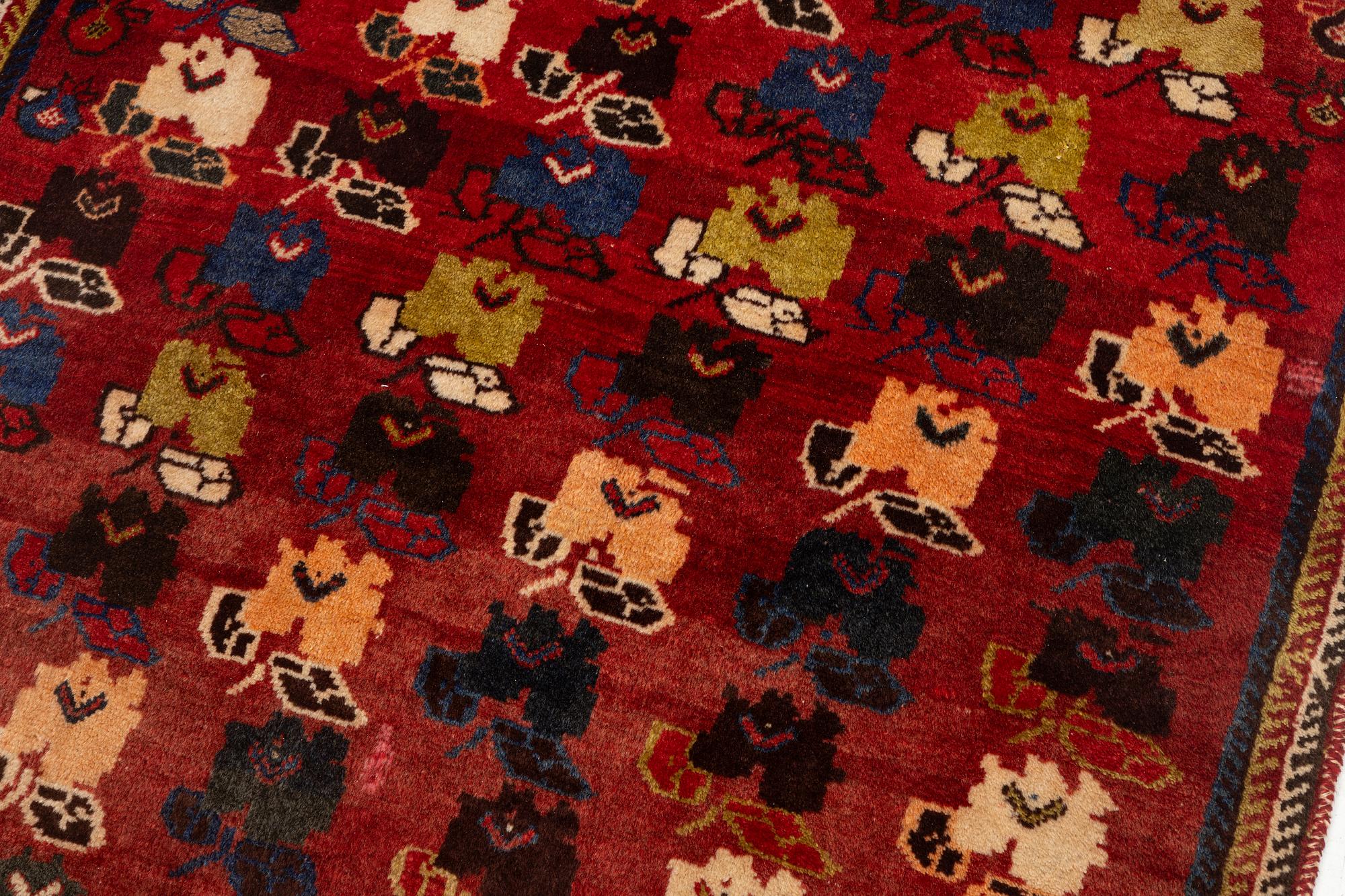 Rug, Kashgai, approx. 147 x 109 cm.