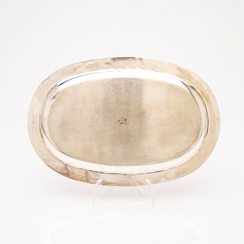 Tray, sterling silver, Mexico.