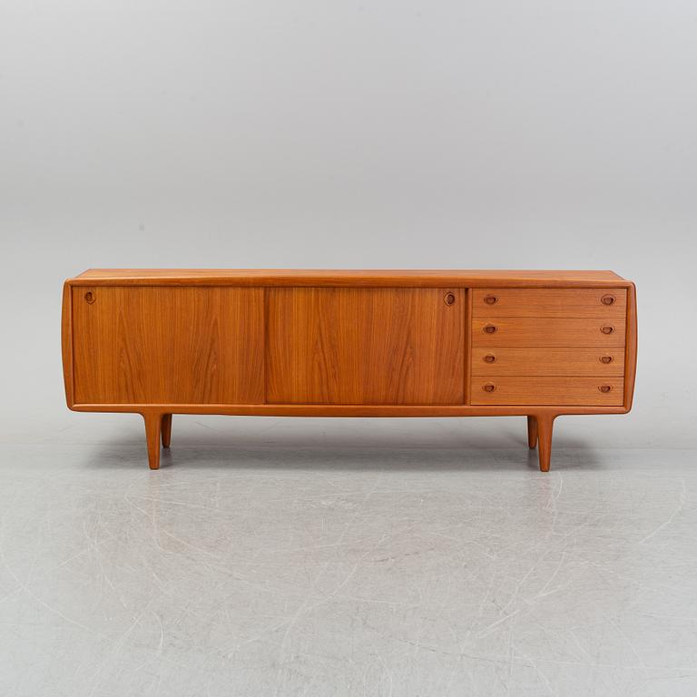 A teak veneered sideboard by H.P Hansen, IMHA, Denmark, second half of the 20th century.
