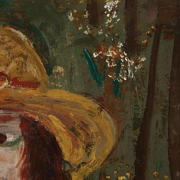 Sven X:et Erixson, Woman in a hat.