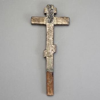 KRUCIFIX, troligen Ryssland, 1800-tal.