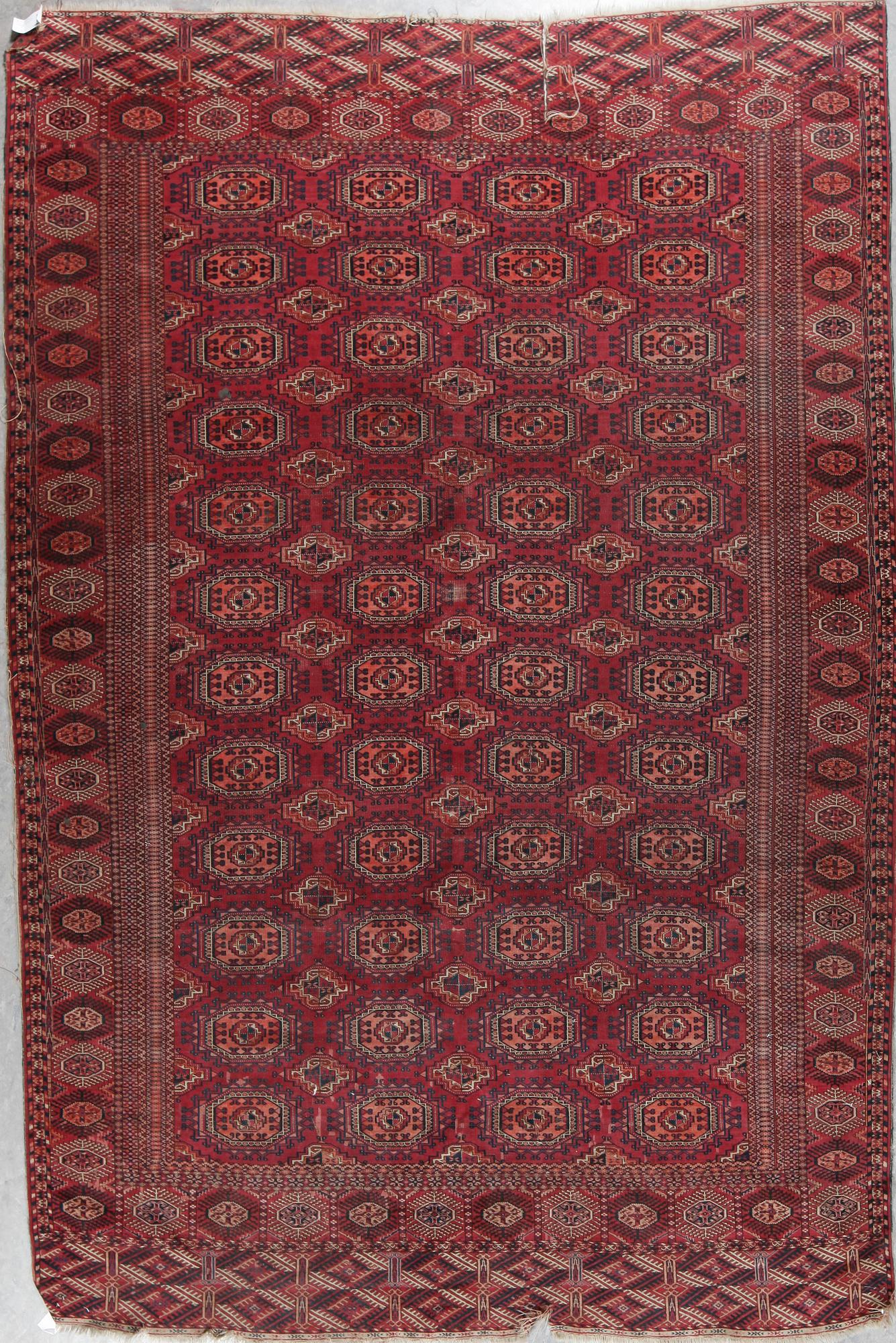 MATTA, semiantik, Tekke, Turkmen, ca 304x211 cm.