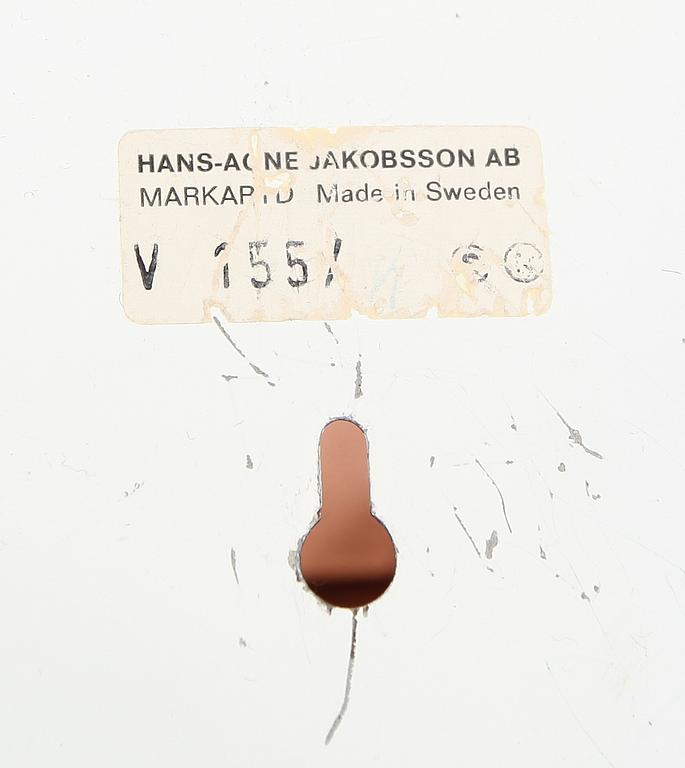 VÄGGLAMPOR, 1 par, Hans Agne Jakobsson AB, Markaryd, 1900-talets andra hälft.