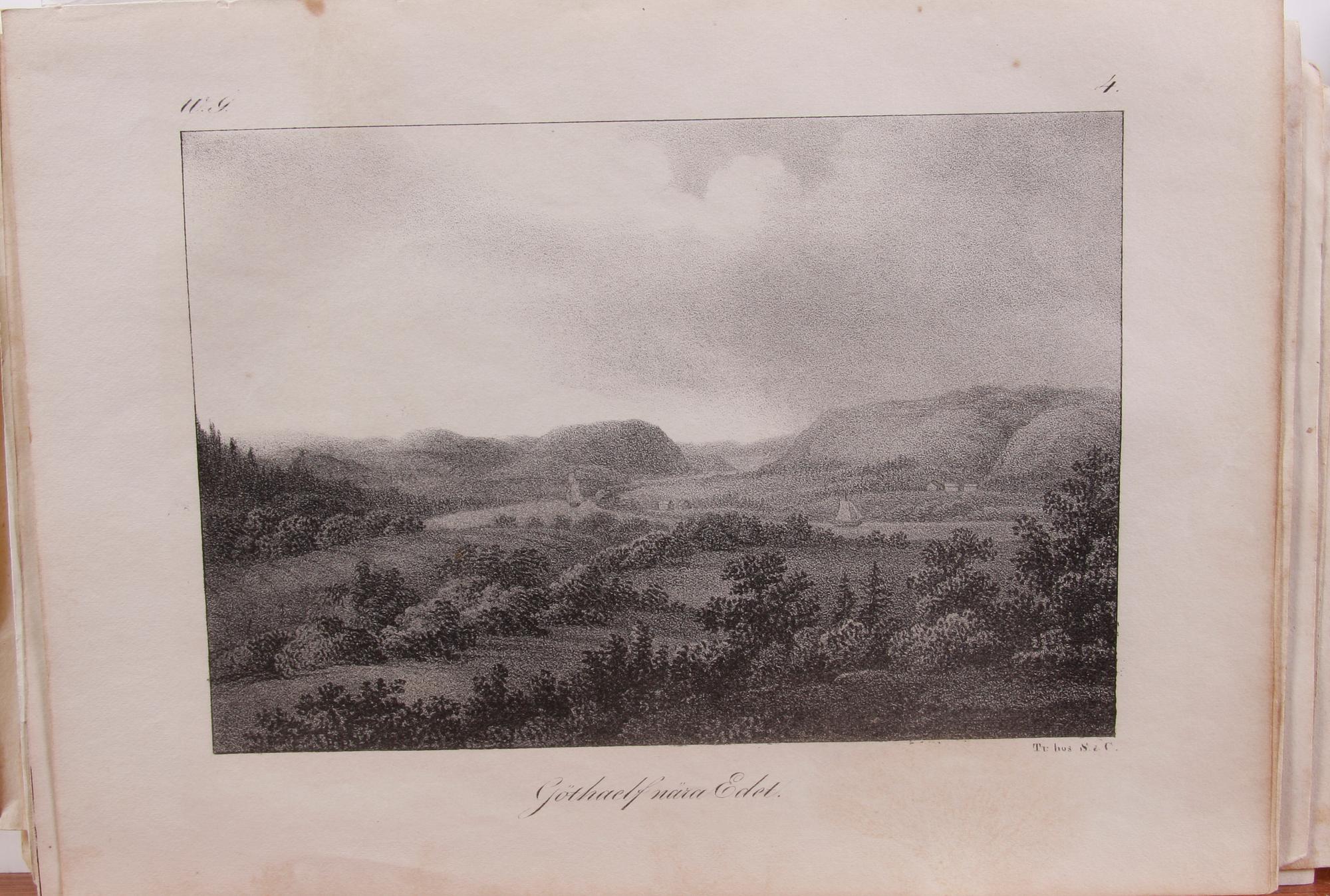 PARTI TRYCK, ca 100 delar, 1800-tal.