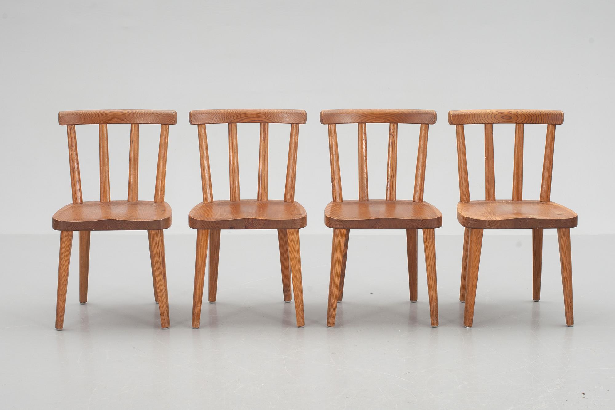 STOLAR, 4 st, "Utö", Axel Einar Hjorth, Nordiska Kompaniet, 1930-tal.