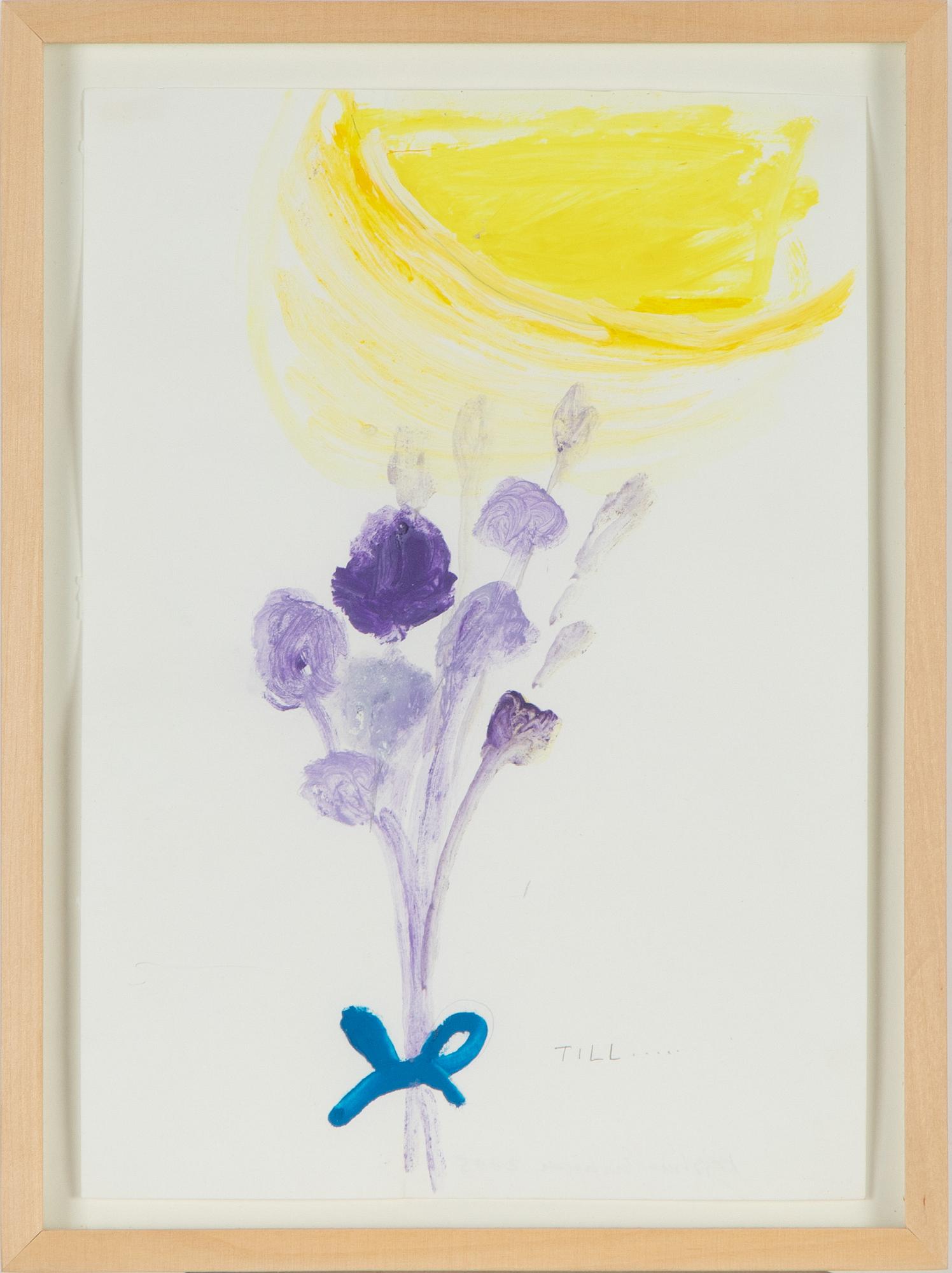 Kristina Eriksson, watercolour, signed and dated 2006 on verso.
