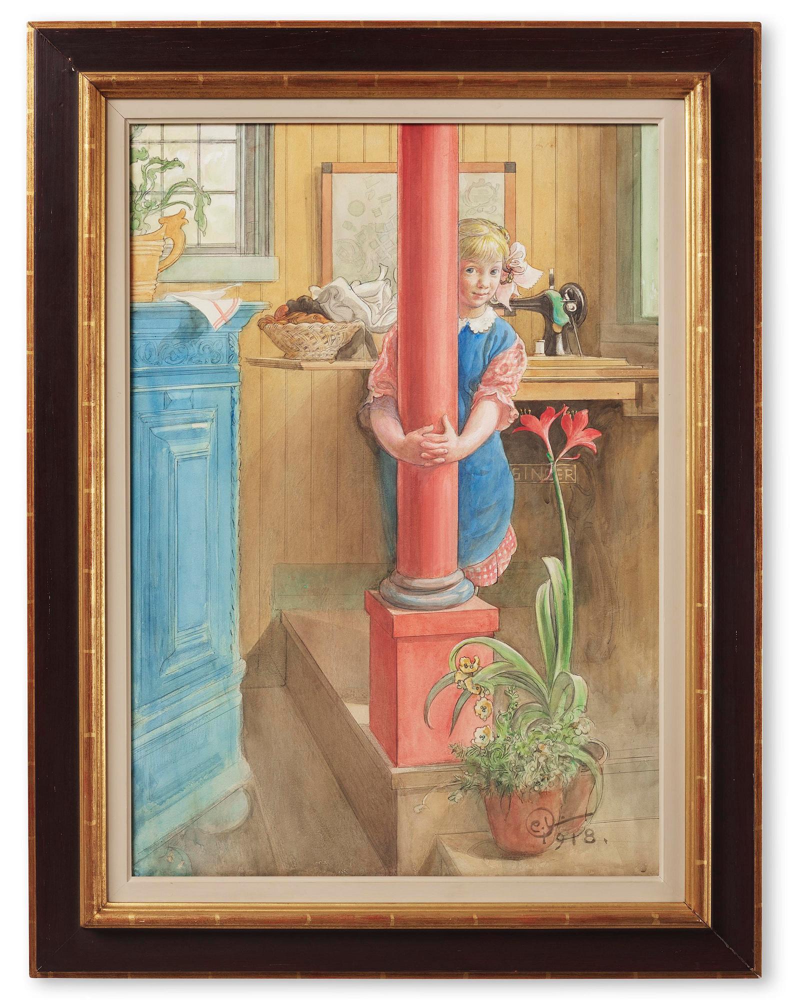 Carl Larsson, "Barnbarnet" ("Grandchild").
