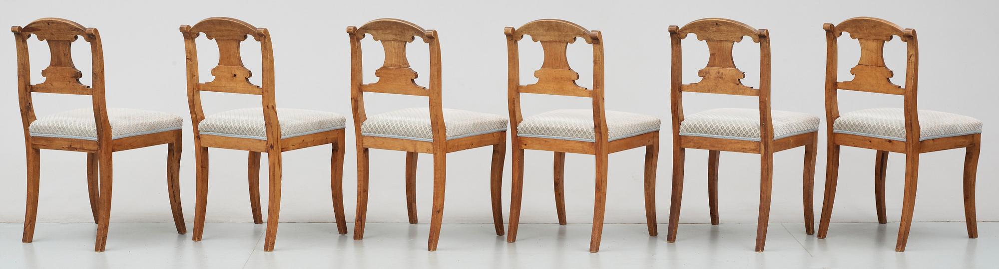 STOLAR, 6 st, Lindome, senempire, 1800-talets mitt.