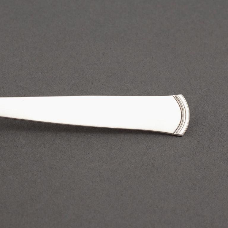 110 pieces of silver cutlery from GAB in Eskilstuna/Stockholm, model "Rosenholm", 1950s- 21th century.