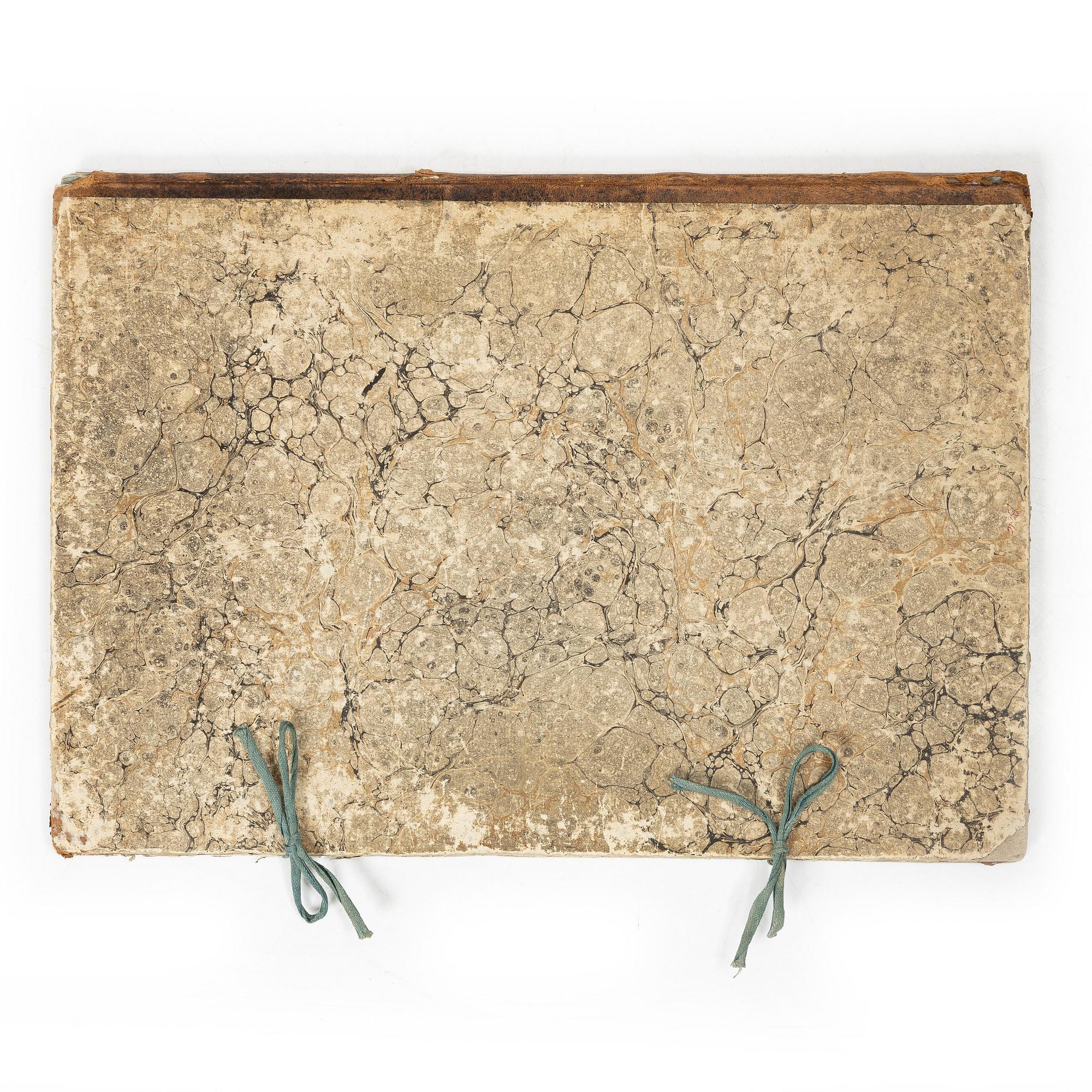 Carl Johan Fahlcrantz, Sketchbook with 28 topographical pencil drawings.