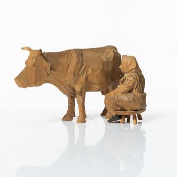 Axel Petersson Döderhultarn, Milking.