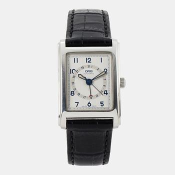 ORIS, Rectangular Pointer, wristwatch, 26 x 38 mm.