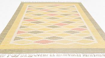 A carpet, flat weave, ca 380 x 247 cm.
