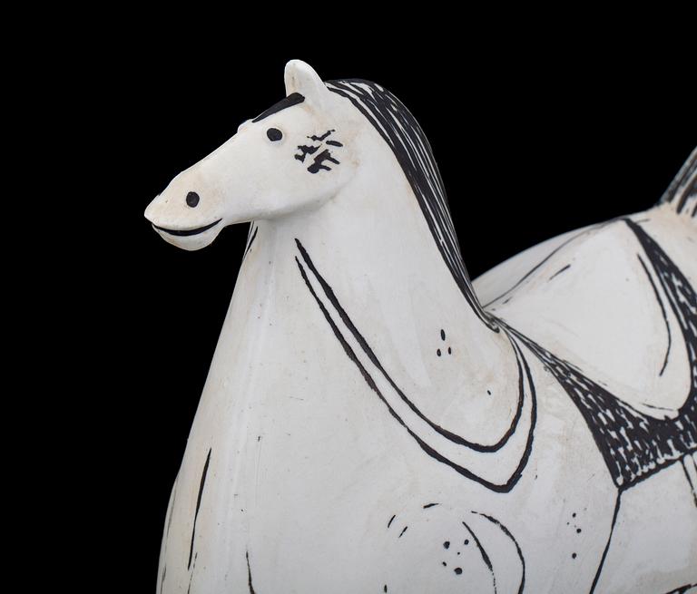 FIGURINER, 2st, stengods, "Springare", Stig Lindberg, Gustavsberg, sign.