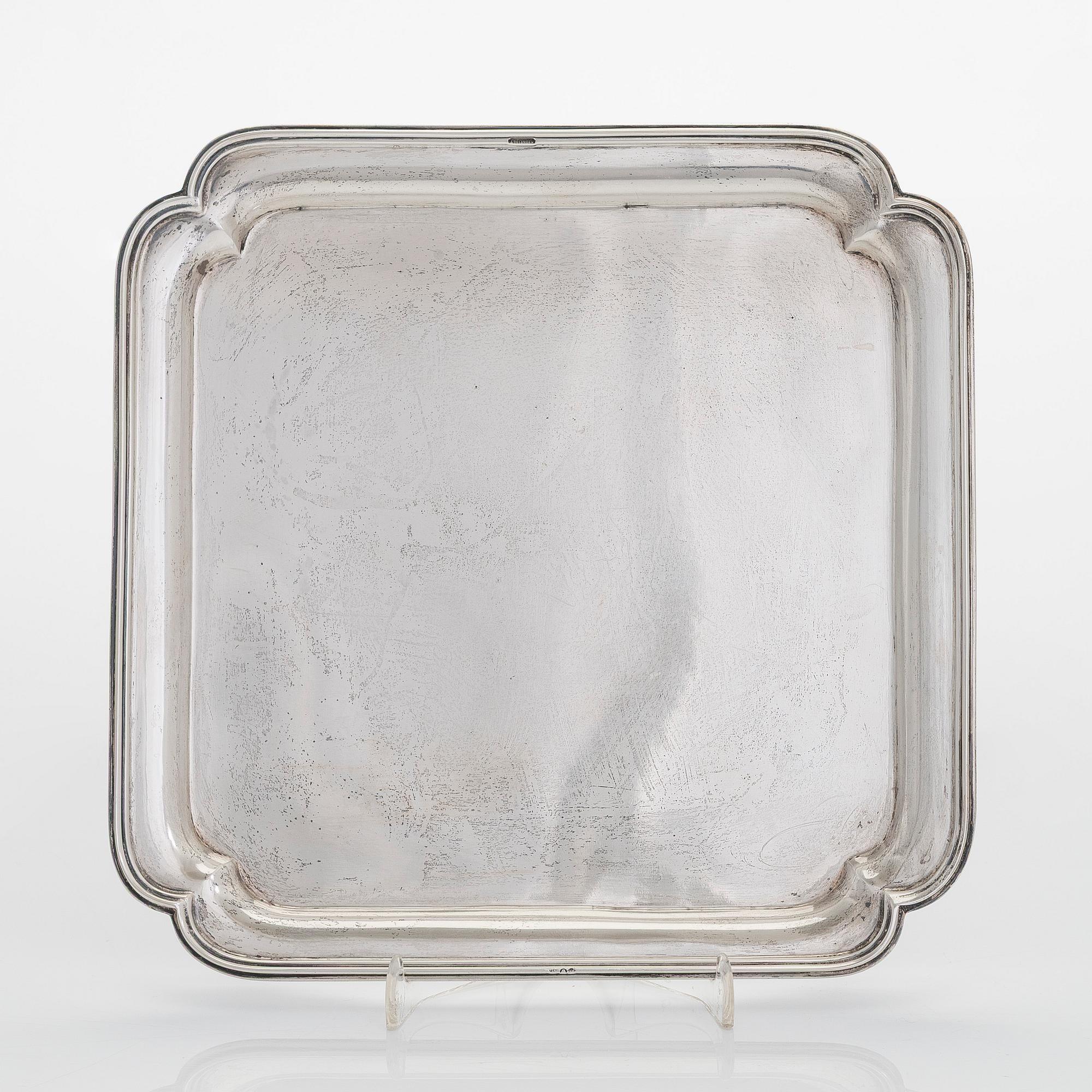 Salver, sterlingsilver, Jay, Richard Attenborough Co Ltd, London 1930.