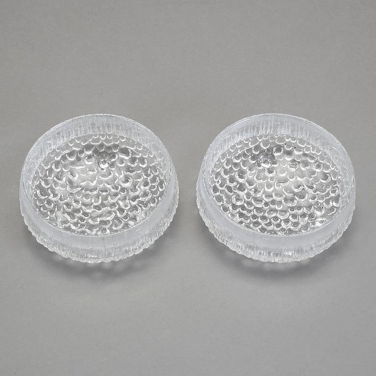 SERVISDELAR, 50 stycken, glas, "Ultima Thule", Tapio Wirkkala, Iittala, Finland, formgiven 1968.