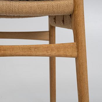 Hans J. Wegner, chairs, 6 pcs, model CH-23, for Carl Hansen & Søn, Denmark, 2017.