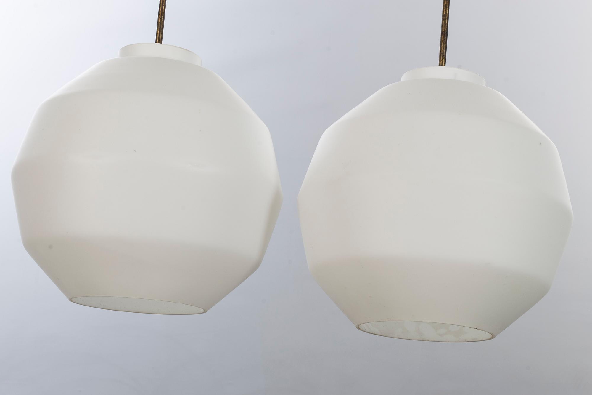 TAKLAMPOR ett par 1900-talets mitt.