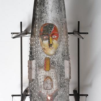 Bertil Vallien, a sand cast glass sculpture of a boat, Pilchuck, USA 2011.