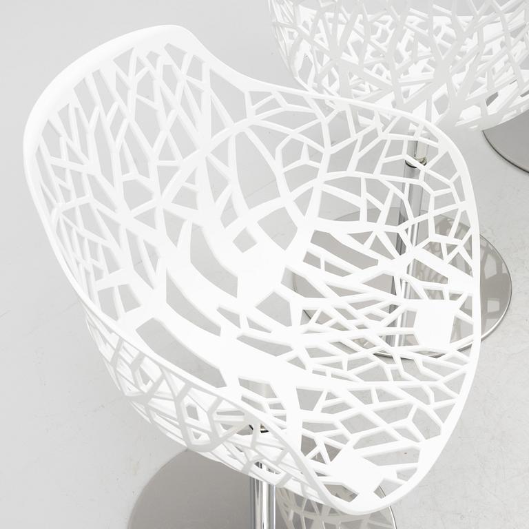 Karmstolar, 4 st, "Forest", Fast Design, Italien, 2000-tal.