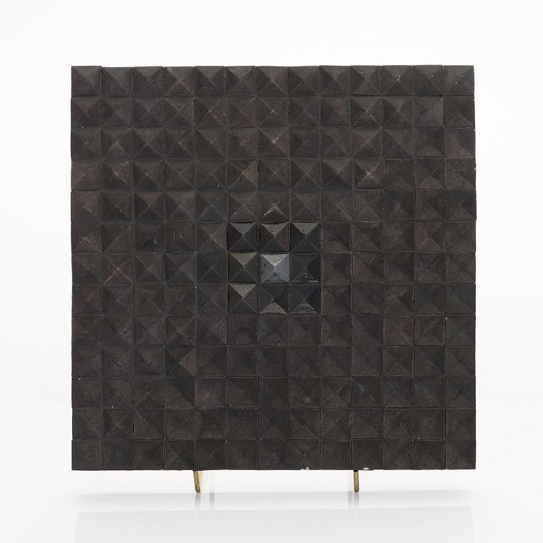 Rut Bryk, a 1980's 'Window' relief signed Rut Bryk.