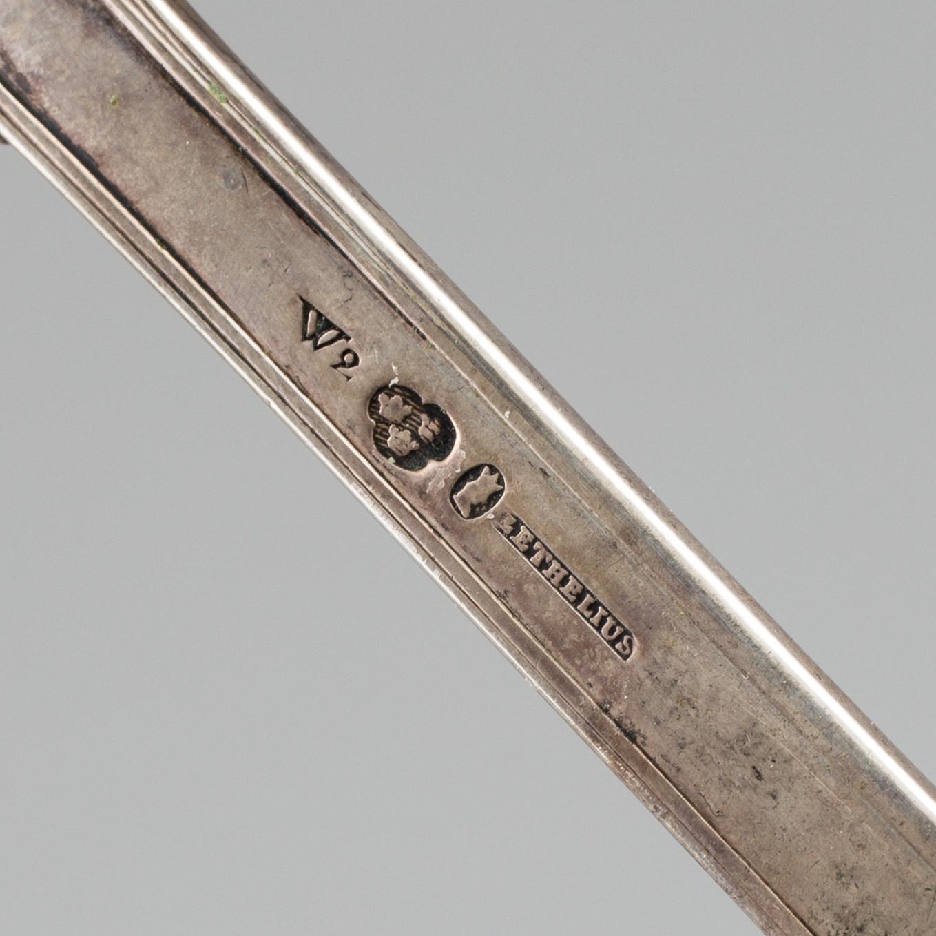 PEHR ZETHELIUS, a silver soup spoon, Stockholm 1803. W 280 g.