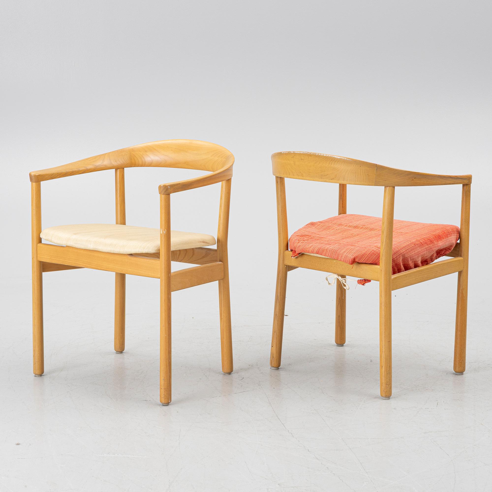Carl-Axel Acking, Six "Tokyo" chairs, 'Triva series', Nordiska Kompaniet, 1960's.