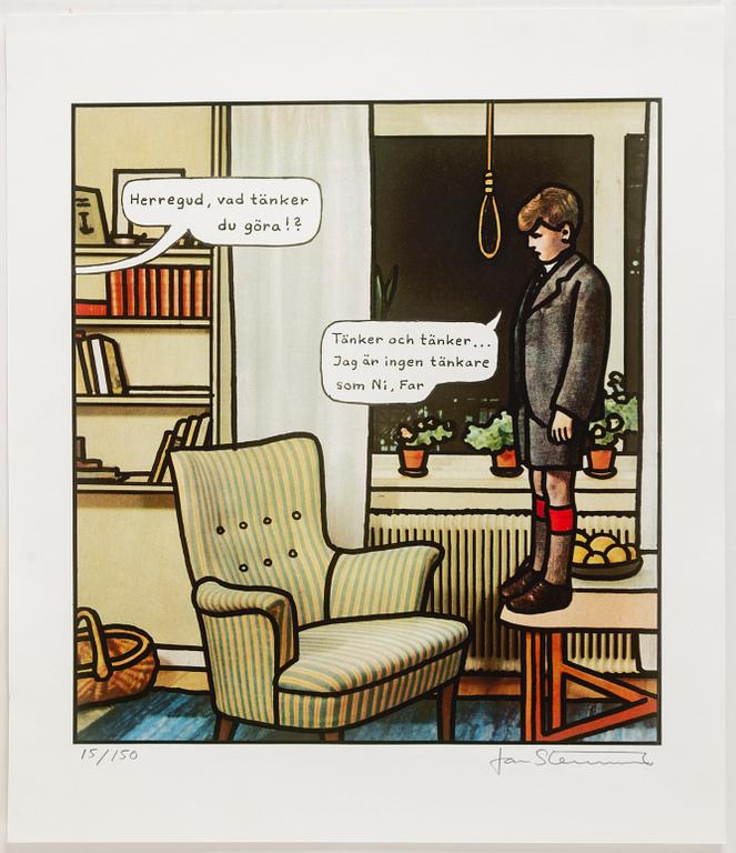 Jan Stenmark, lithograph in colours, signed 15/150.