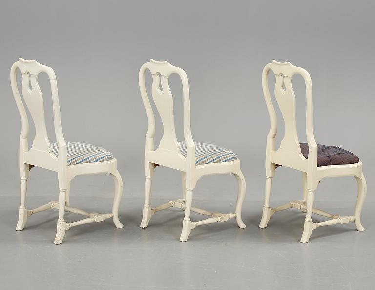 MATSALSSTOLAR, 12 st, rokokostil, 1910-20-tal.