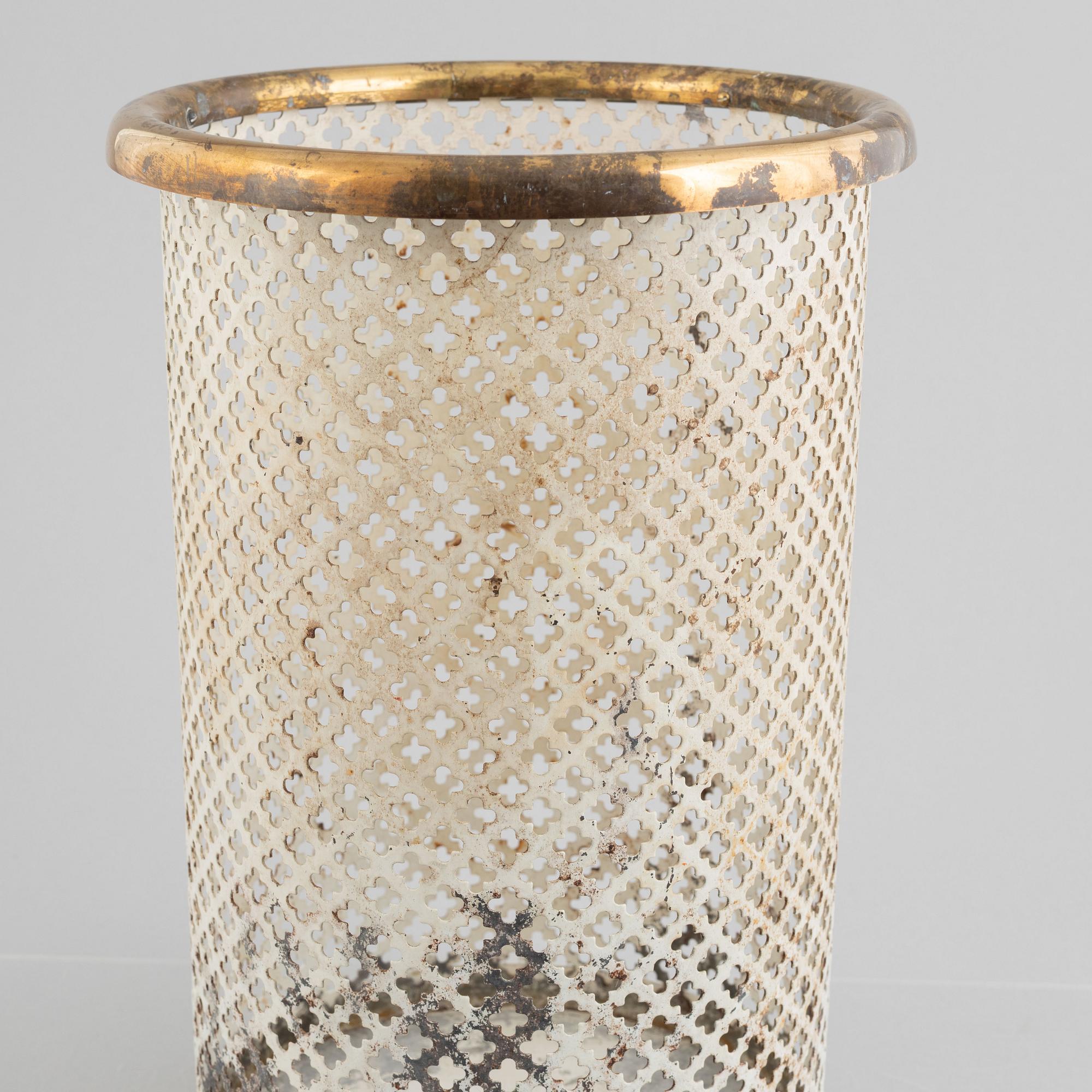 Josef Frank, a model "H2562" paper basket, Firma Svenskt Tenn, 1940s-50s.