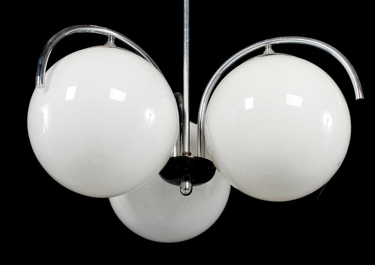 TAKLAMPA, art deco, 1930-tal. Höjd 57 cm.