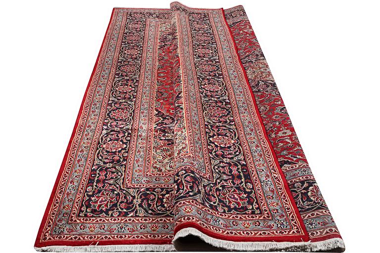 A carpet, Mashad, c. 395 x 298 cm.