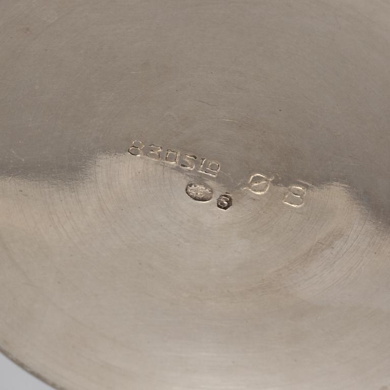 PARTI SILVER, 10 delar, 1900-tal. Vikt 365 g.