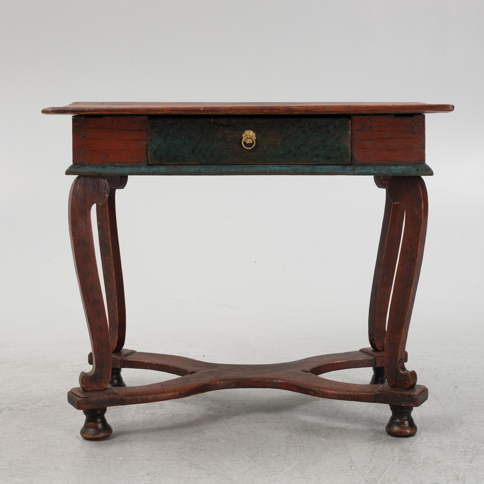 Bord, senbarock, 1700-talets första hälft.