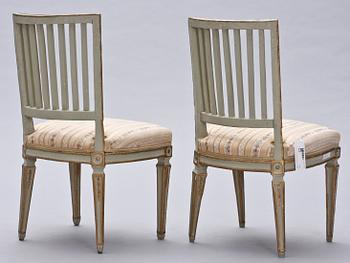STOLAR, ett par Louis XVI, 1700-tal.