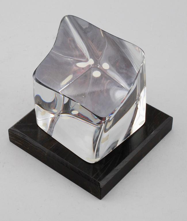 SKULPTUR, glas, Göran Wärff, Kosta Boda.