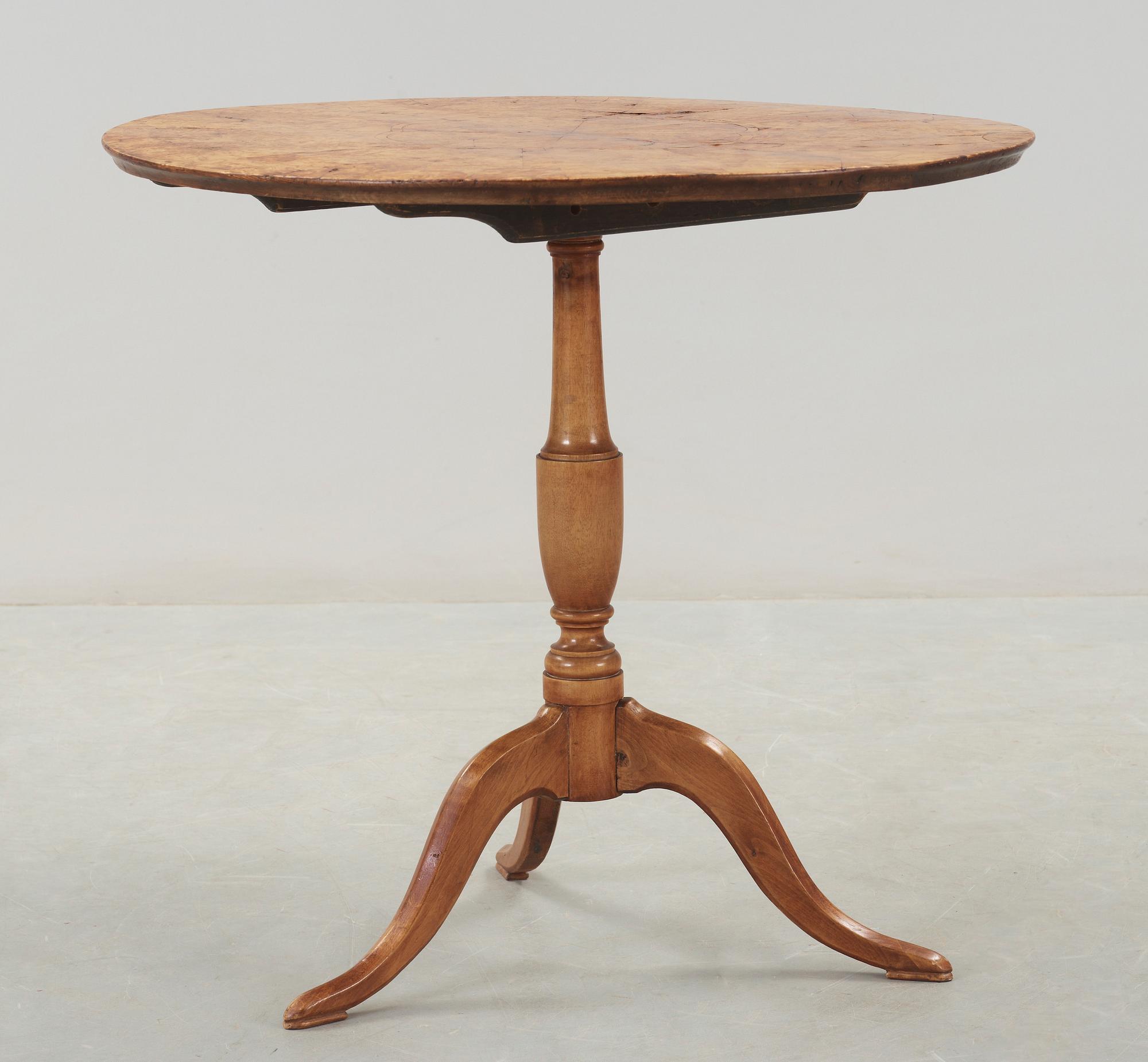 FÄLLBORD, Mälardalen 1800-talets första hälft.