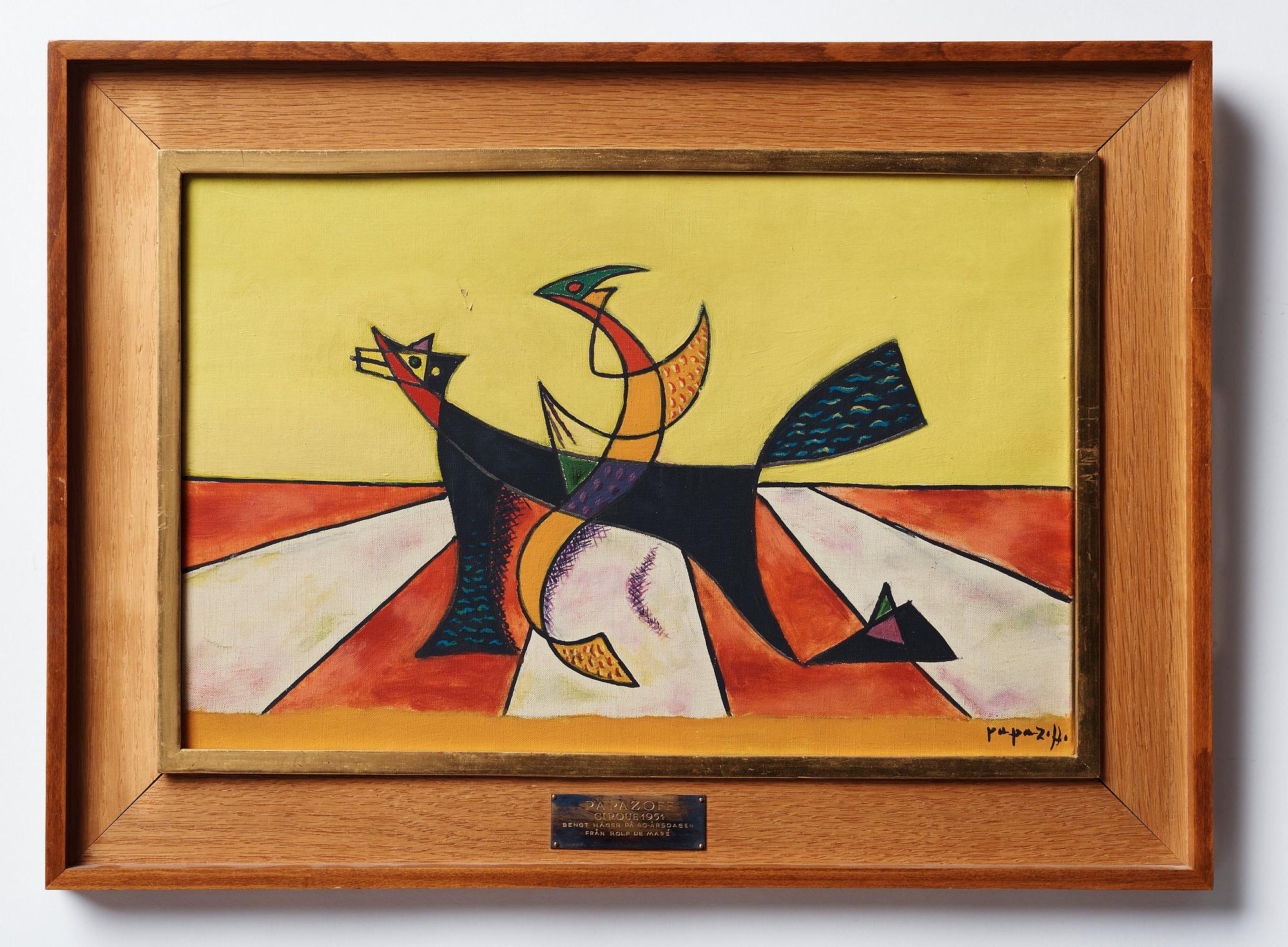 Georges Papazoff, "Cirque".