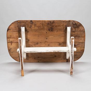 Pirttipöytä, luult. vuosisadan vaihde 1700/1800.