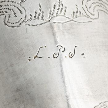 A silver beaker by Erik Lemon, Uppsala, 1780.