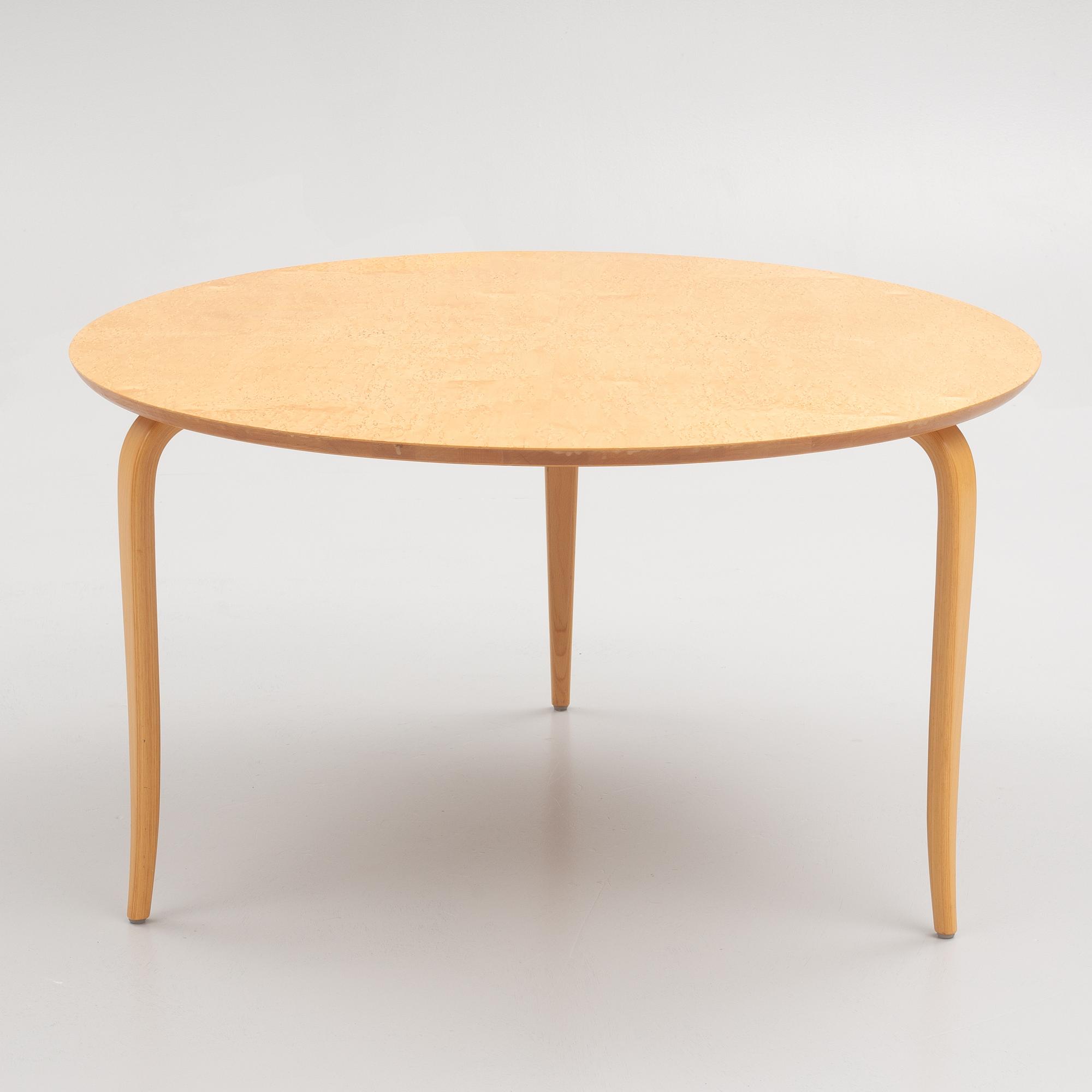 Bruno Mathsson, a set of three 'Annika' coffee tables, Dux.