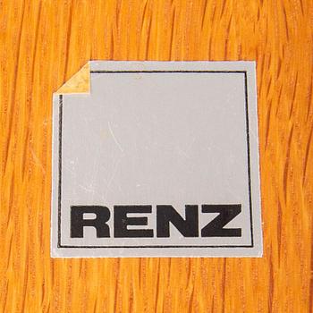 Wilhelm Renz, a 1960s jacaranda adjustable coffee table/dining table,