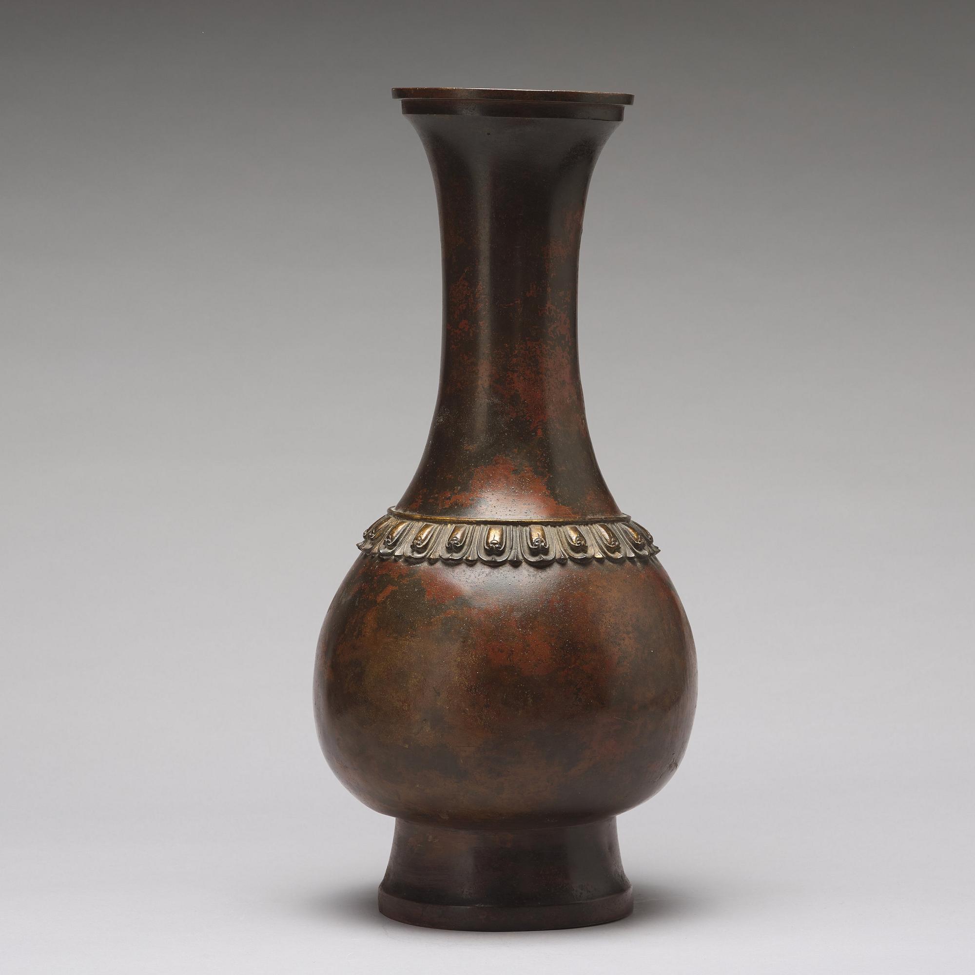 VAS, brons. Qingdynastin, Kangxi (1662-1722).