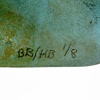 Barbro Bäckström,  a bronze sculpture signed dated and numbered 1992 BB/HB 1/8.