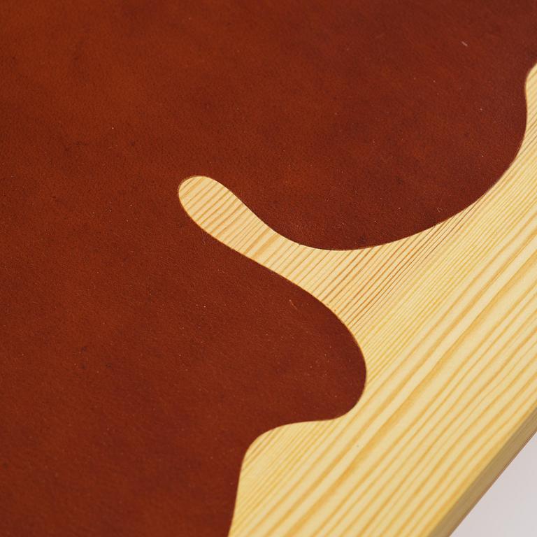 Mathieu Gustafsson, a prototype coffee table, "Slab", executed by cabinetmaker Markus Karlbom, Burhult, 2024.