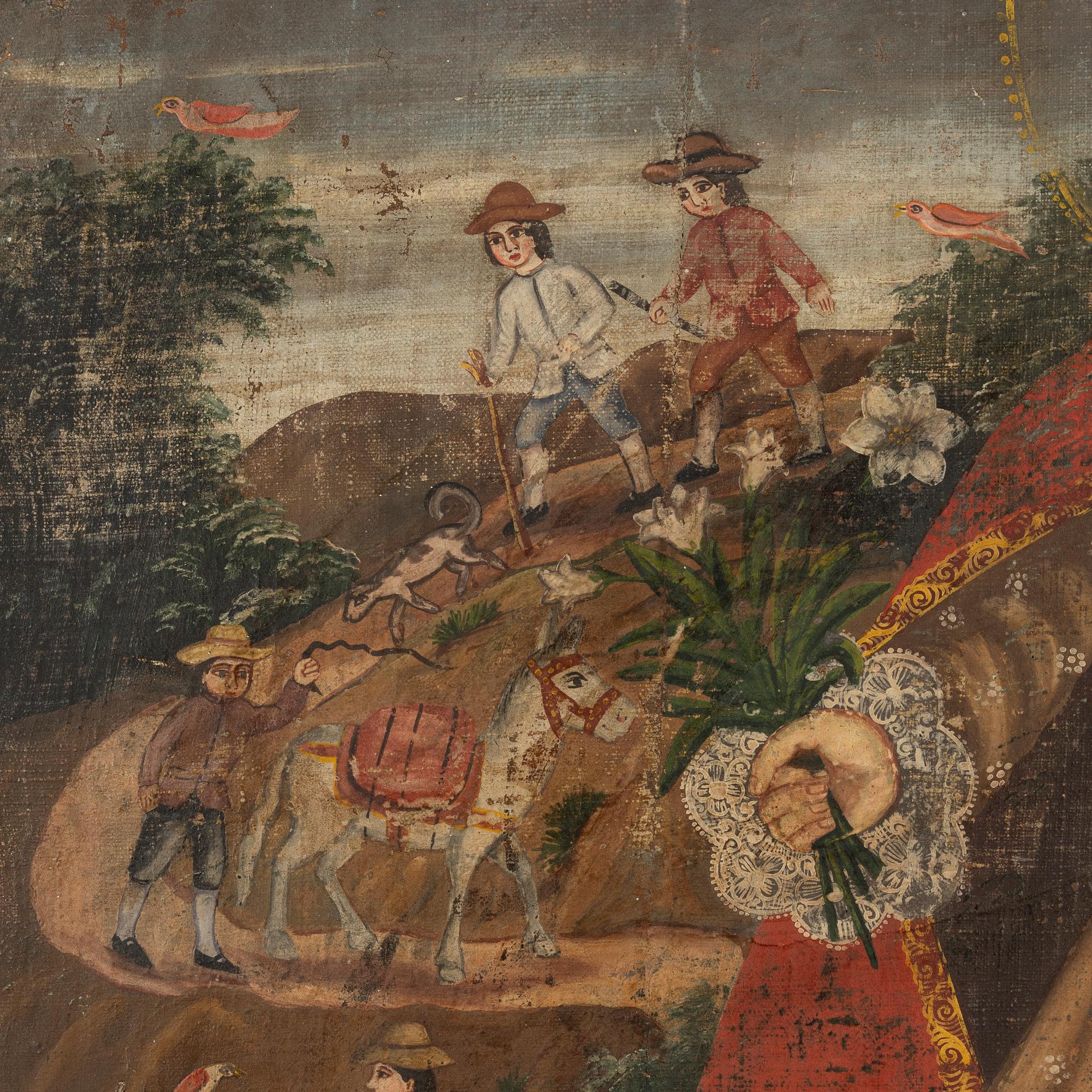 Cuzco School, 17th/18th century, Madonna with Child.
