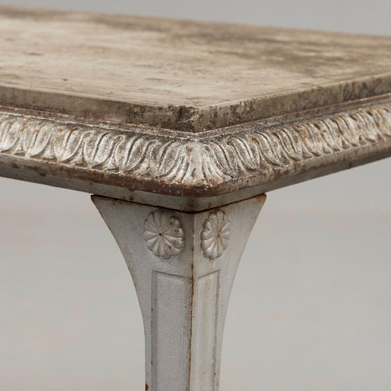 Folke Bensow, a cast iron garden table 'Trädgårdsmöbeln Näfverqvarns n:r 10'.