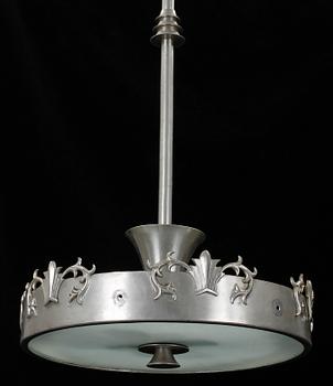 TAKLAMPA, tenn. Troligen Svenskt Tenn, 1920/30-tal.