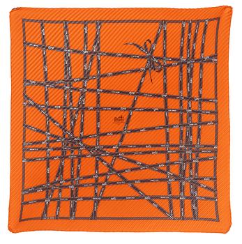425. A silk scarf by Hermès.